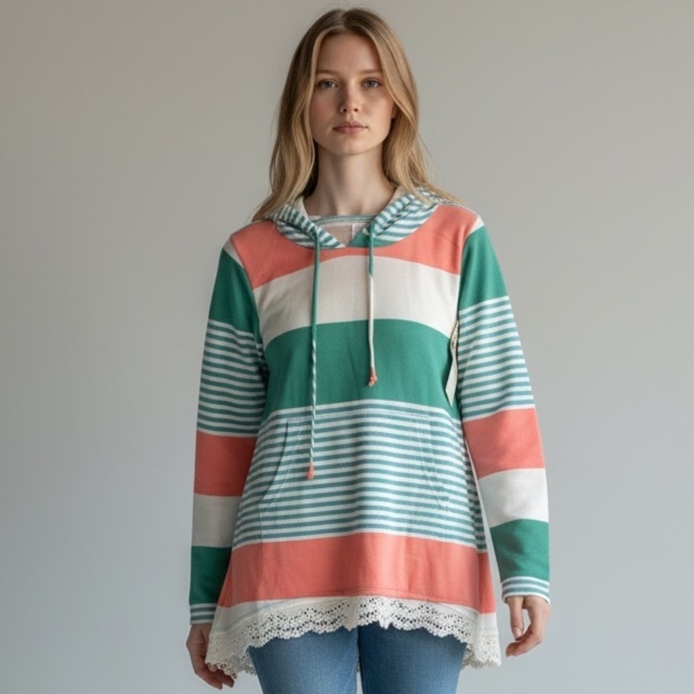 NWT Self ❤️ Esteem hoodie shirt Size M
